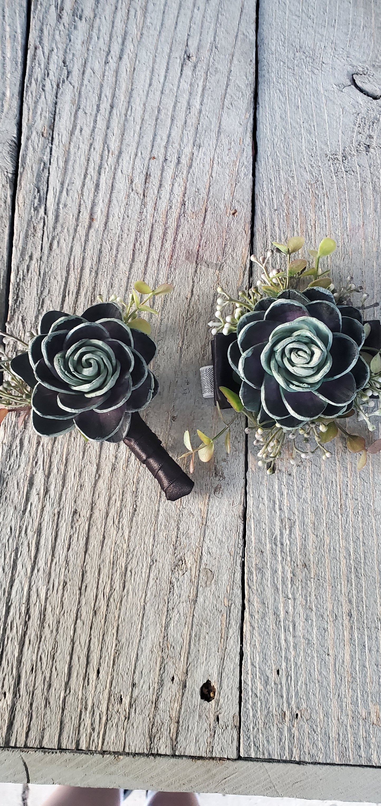 Custom Order Wood Wedding Flowers only! Pictures for reference.