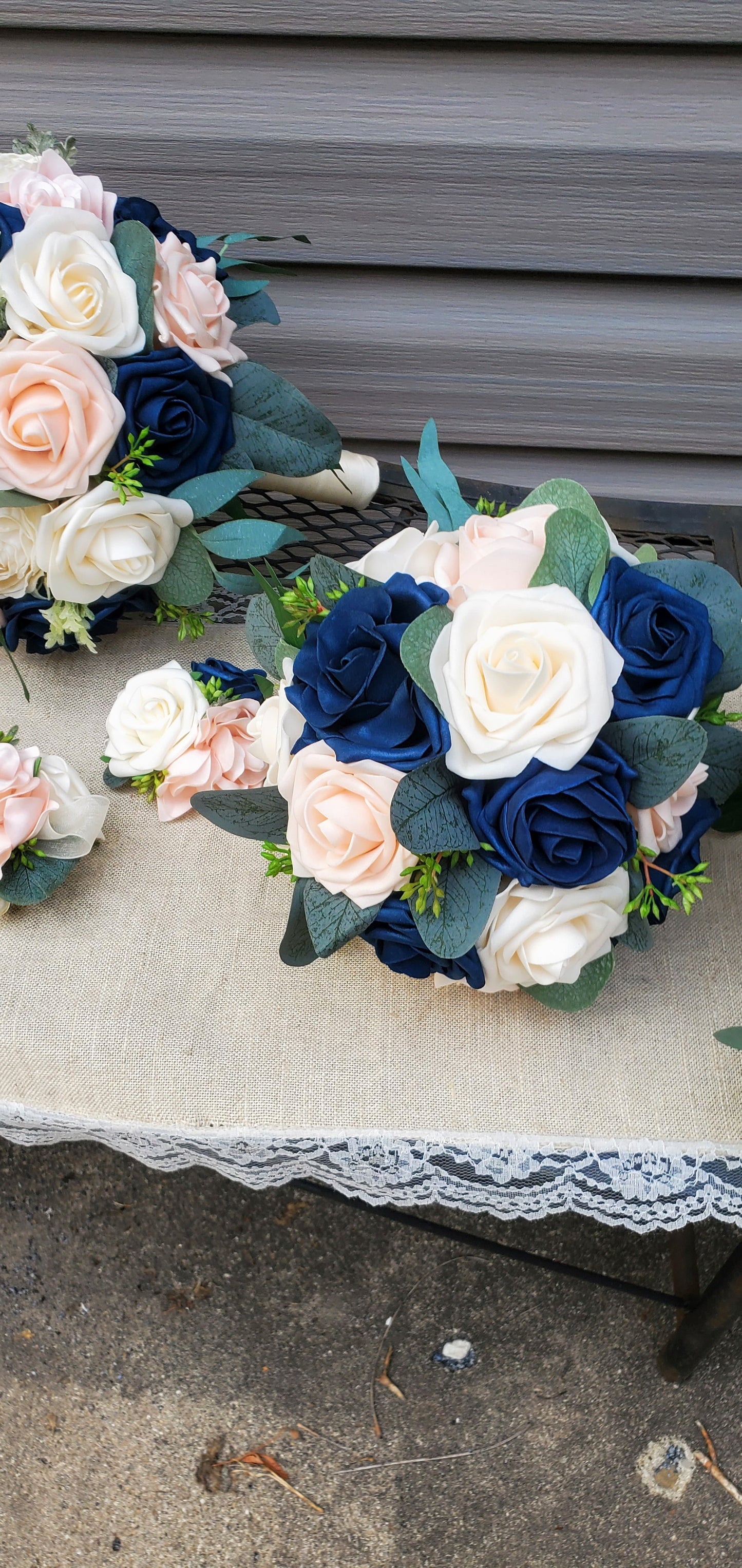 Custom Order Artificial Wedding Flowers. Pictures for reference only.