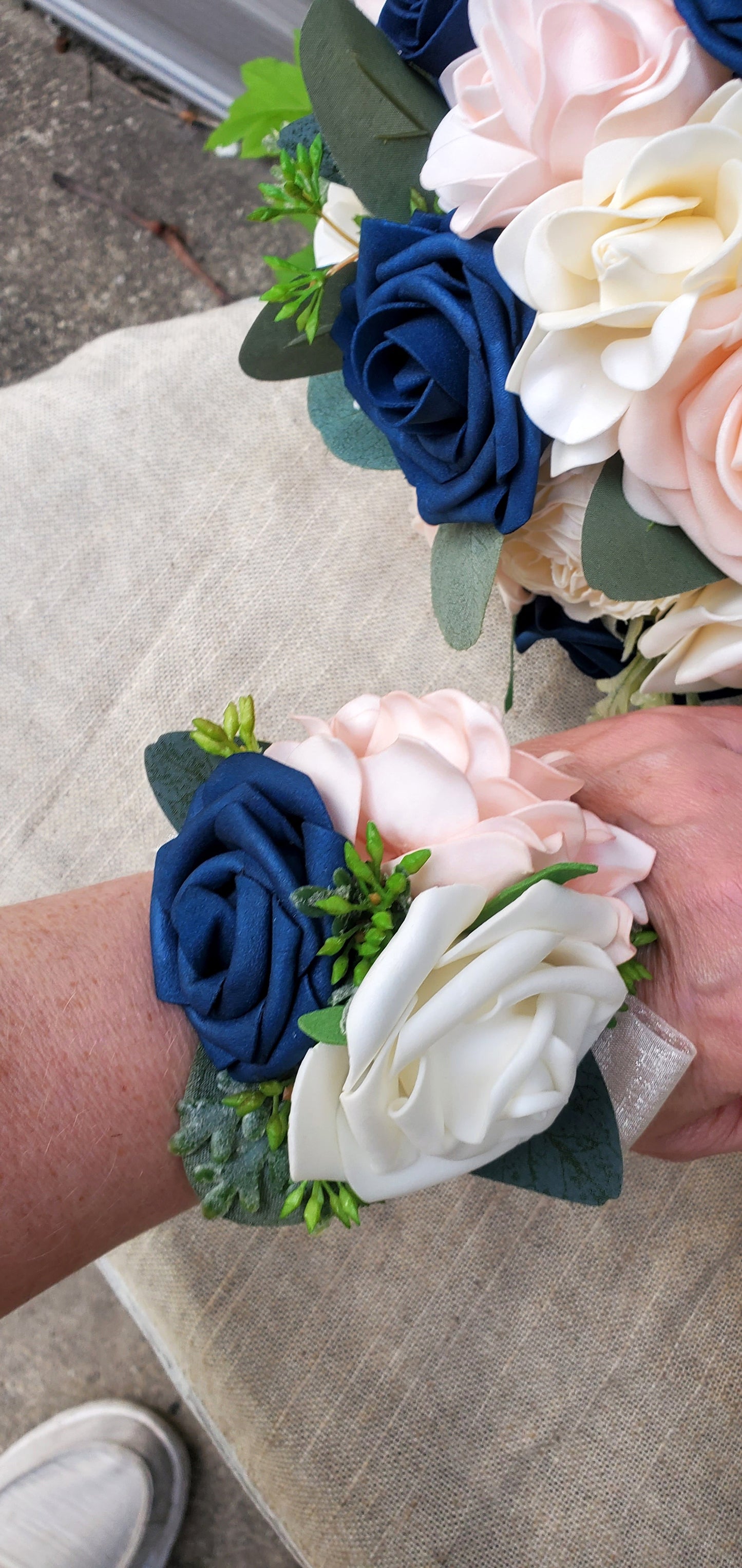 Custom Order Artificial Wedding Flowers. Pictures for reference only.
