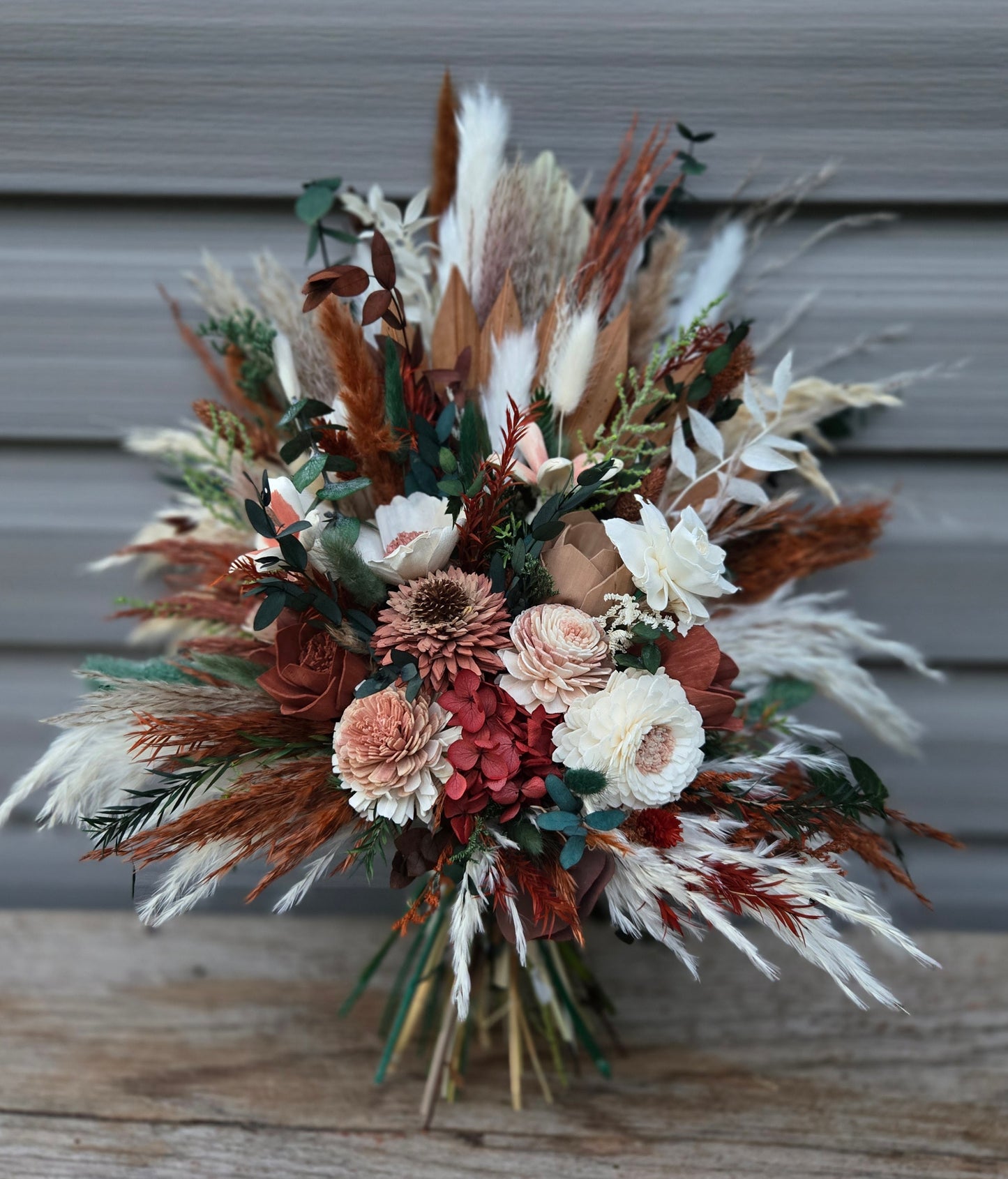 Custom Order Wood Wedding Flowers only! Pictures for reference.