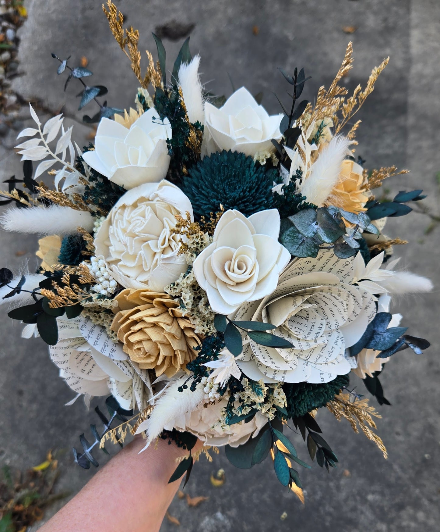 Custom Order Wood Wedding Flowers only! Pictures for reference.