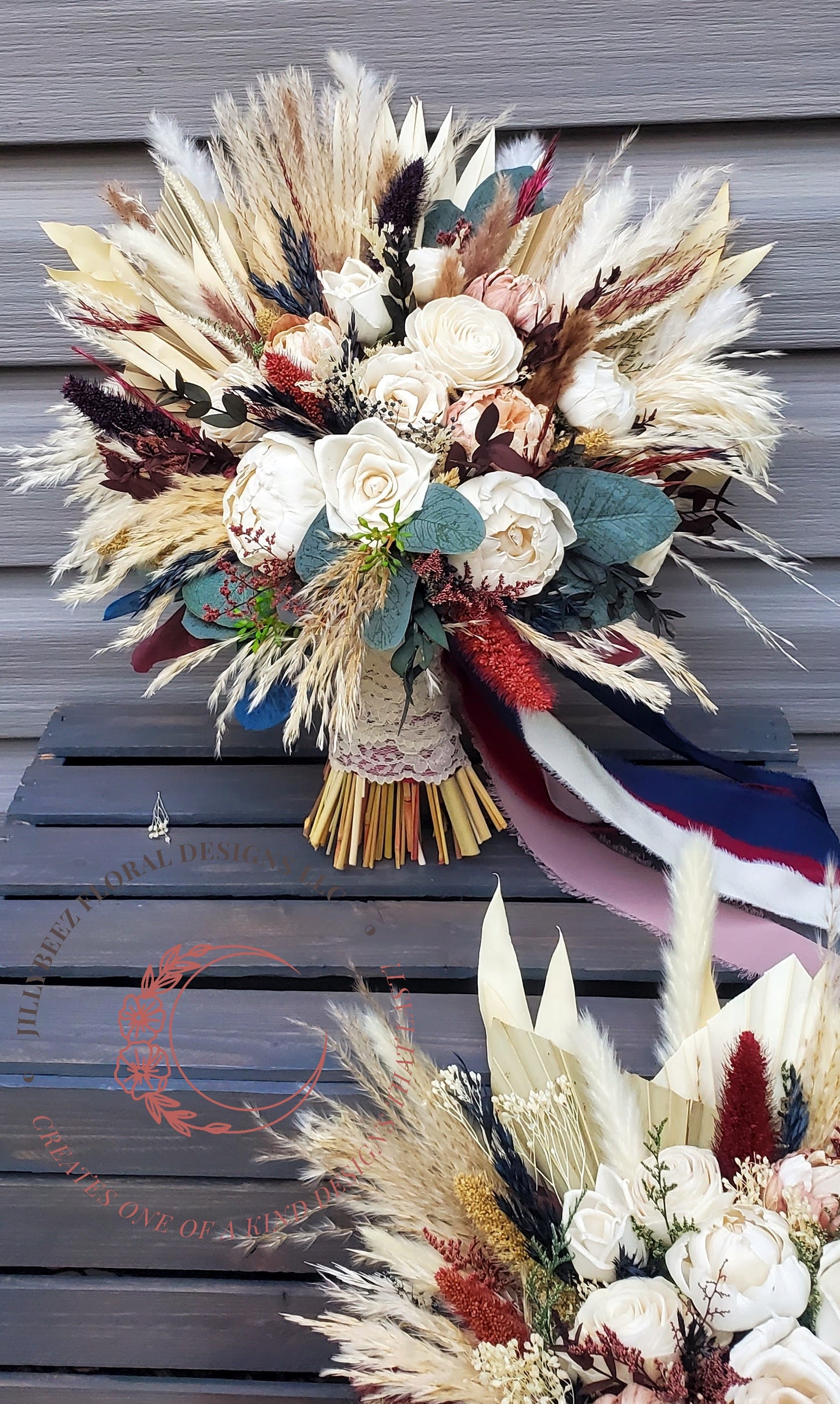Custom Order Wood Wedding Flowers only! Pictures for reference.