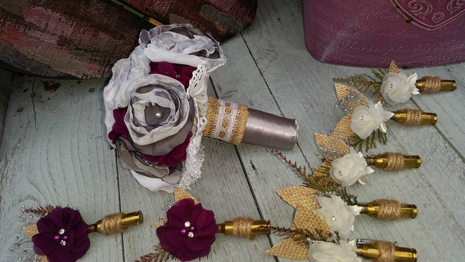 Custom Order Artificial Wedding Flowers. Pictures for reference only.