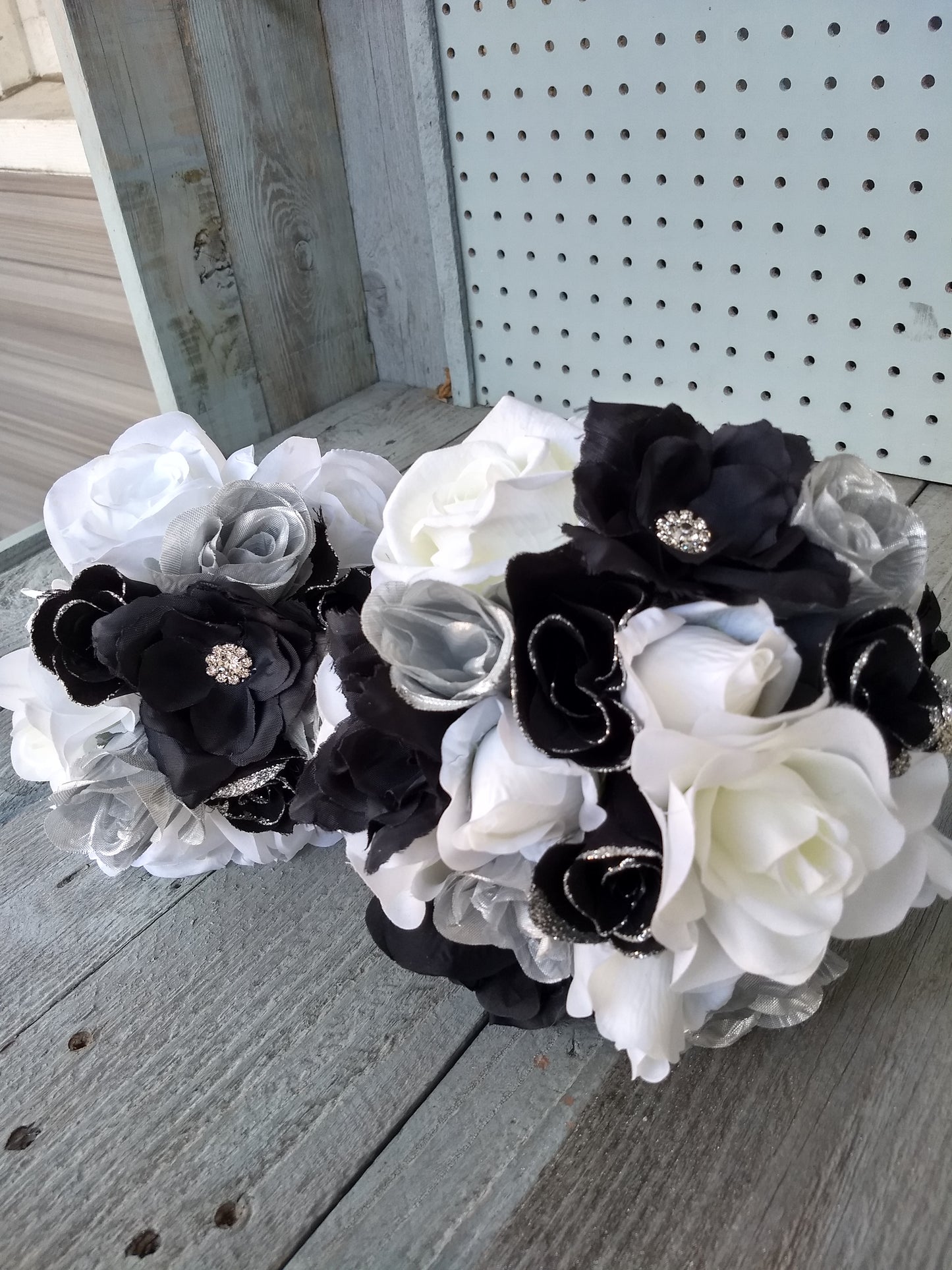 Custom Order Artificial Wedding Flowers. Pictures for reference only.