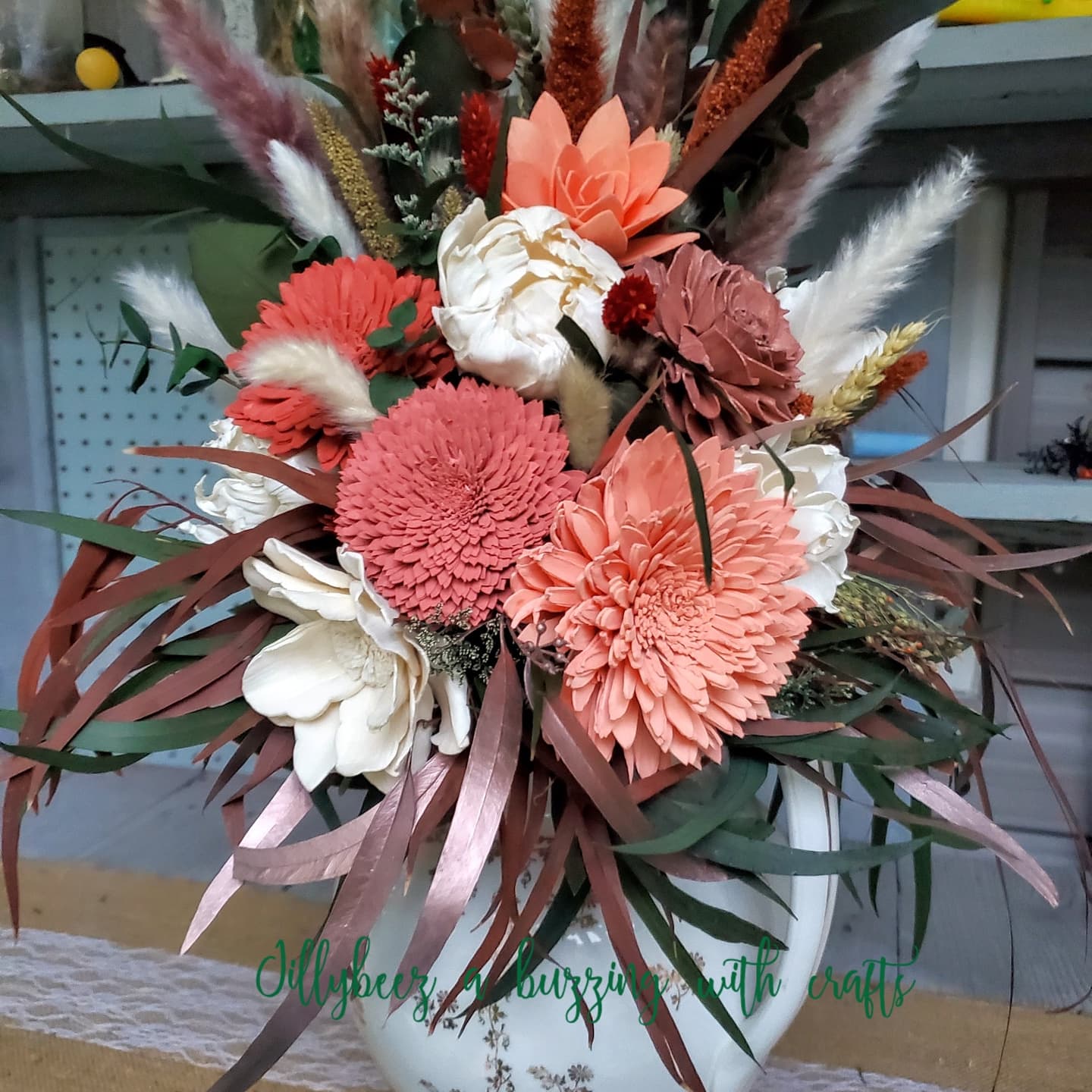 Custom Order Wood Wedding Flowers only! Pictures for reference.
