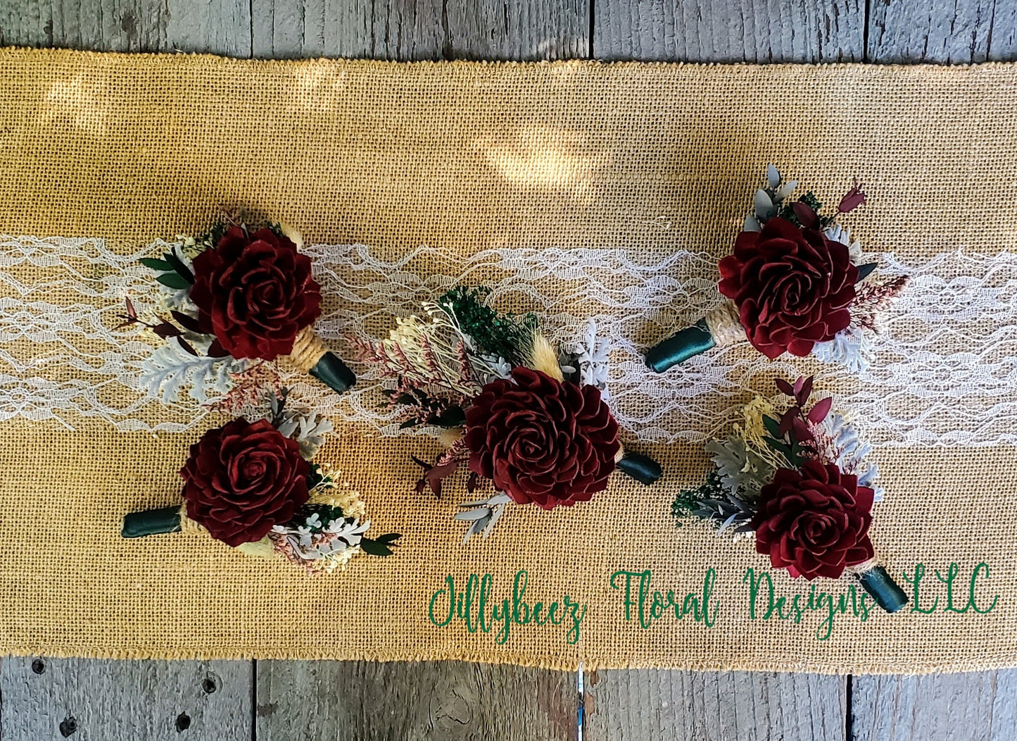 Custom Order Wood Wedding Flowers only! Pictures for reference.