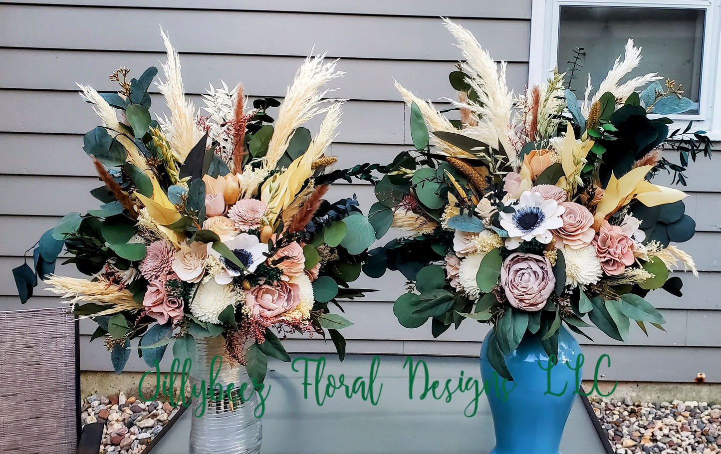Custom Order Wood Wedding Flowers only! Pictures for reference.