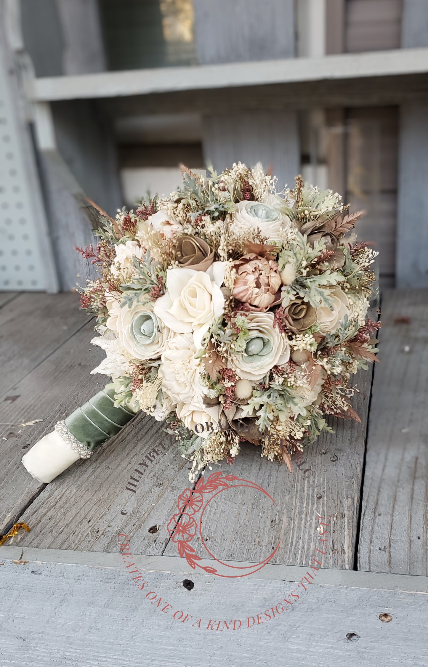 Custom Order Wood Wedding Flowers only! Pictures for reference.