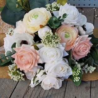 Custom Order Artificial Wedding Flowers. Pictures for reference only.