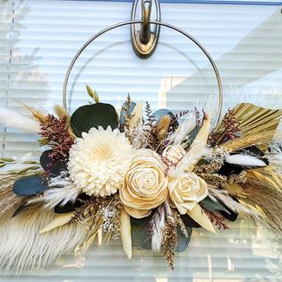 Custom Order Wood Wedding Flowers only! Pictures for reference.
