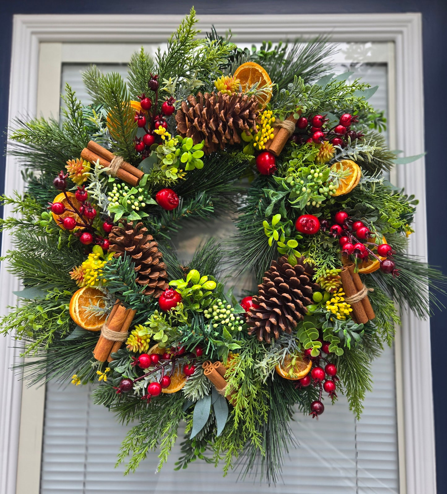 Artificial Pine Winter Wreath